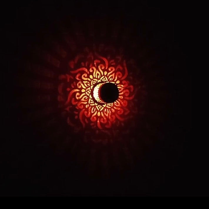 Solar light outdoorwall